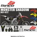 KIT ADESIVO CINCO PERSONALIZADO MONSTER SHADOW