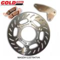 KIT DISCO FREIO GOLDFREN HONDA CR85/CRF150 08/- DIANTEIRO 240mm (DISCO+ ADAPTADOR+ PASTILHA)