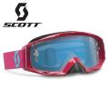 OCULOS SCOTT MX TYRANT 14 ELECTRIC BLUE CHROME WORKS/RUBINE RED